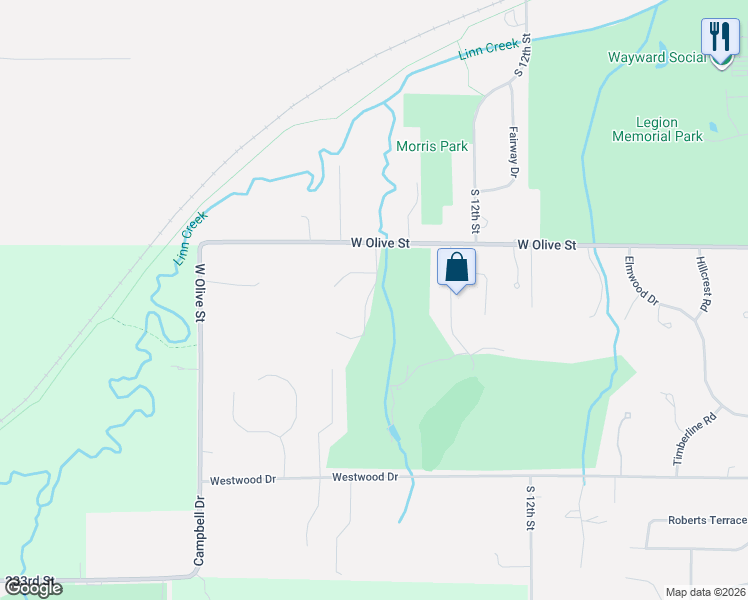map of restaurants, bars, coffee shops, grocery stores, and more near 1743-1999 Knollwood Drive in Marshalltown