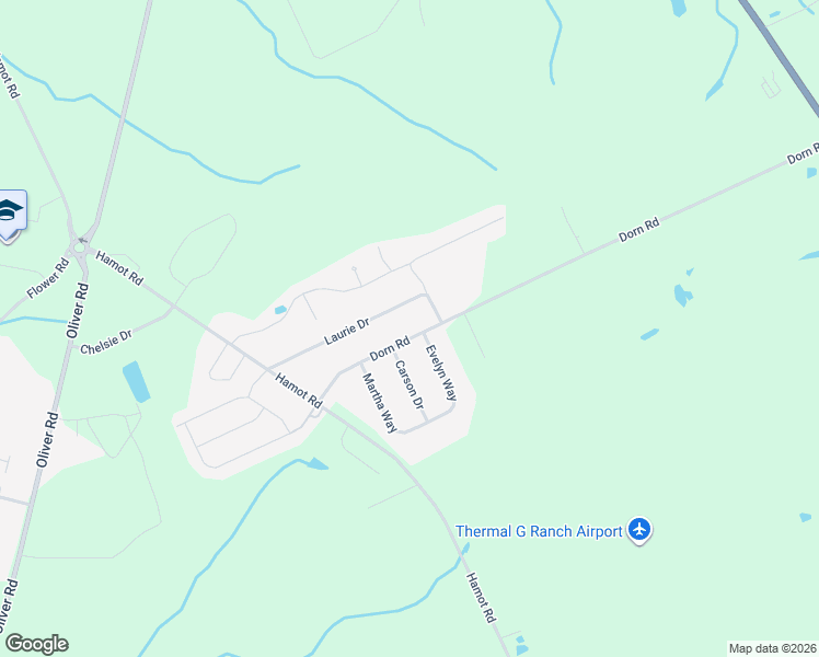 map of restaurants, bars, coffee shops, grocery stores, and more near 2588-2602 Dorn Rd in Waterford