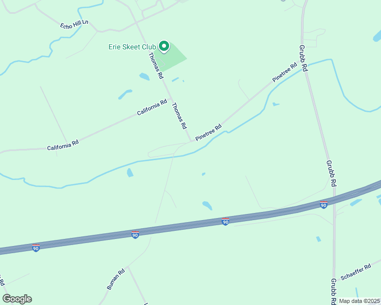 map of restaurants, bars, coffee shops, grocery stores, and more near 5445 Pinetree Rd in McKean