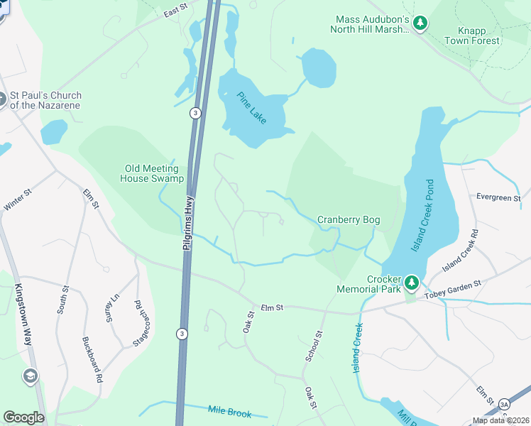 map of restaurants, bars, coffee shops, grocery stores, and more near 27 Tinkers Ledge Road in Duxbury
