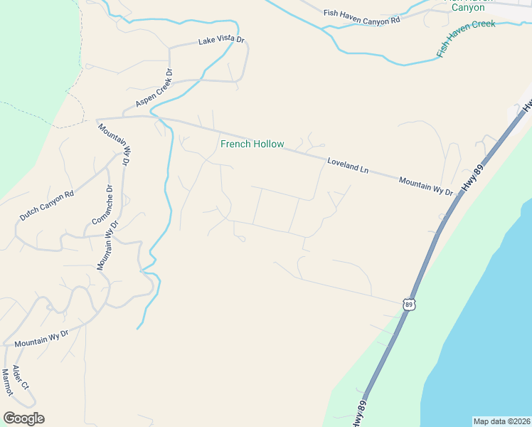 map of restaurants, bars, coffee shops, grocery stores, and more near 48 Grizzly Road in Fish Haven