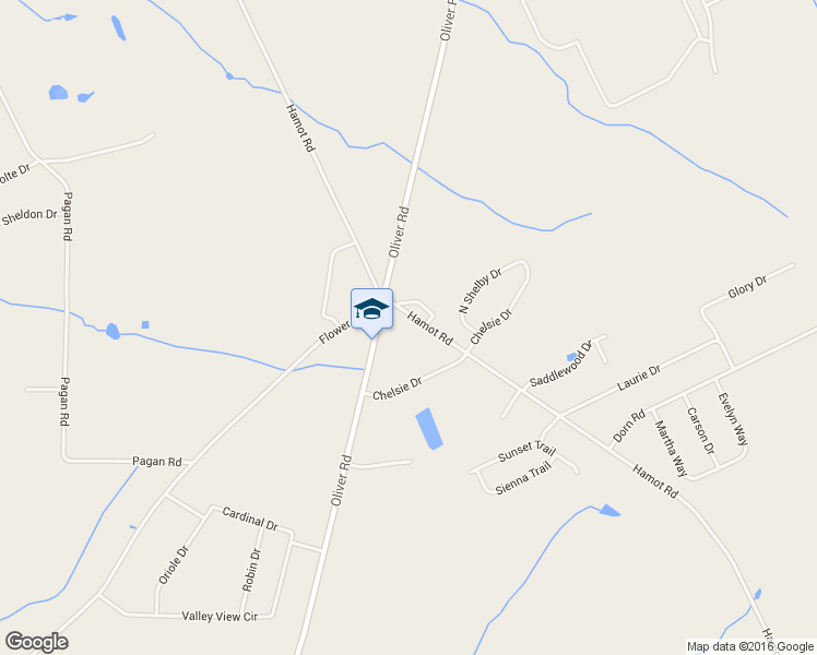 map of restaurants, bars, coffee shops, grocery stores, and more near 8520 Hamot Rd in Erie