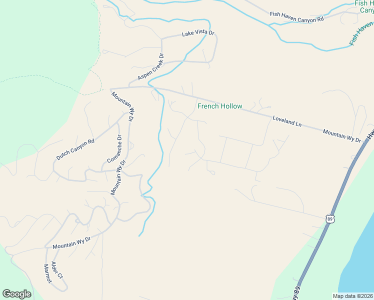 map of restaurants, bars, coffee shops, grocery stores, and more near 52 Black Bear Circle in Fish Haven