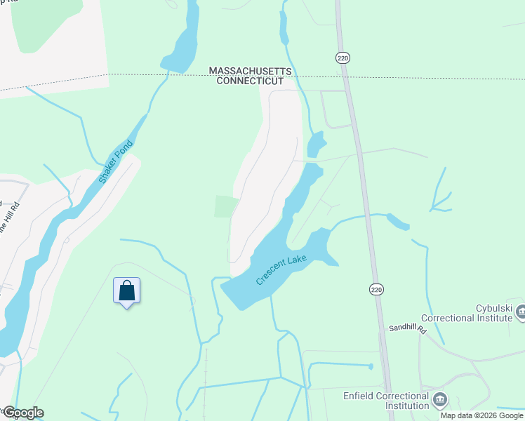 map of restaurants, bars, coffee shops, grocery stores, and more near 33 Lake Drive in Enfield