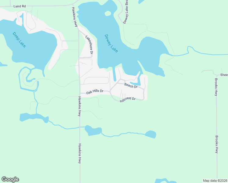 map of restaurants, bars, coffee shops, grocery stores, and more near 706 Oak Hills Drive in Brooklyn