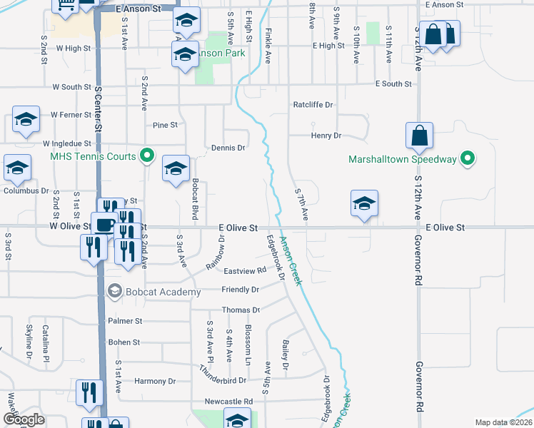 map of restaurants, bars, coffee shops, grocery stores, and more near in 
