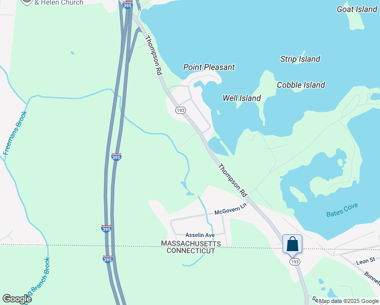 map of restaurants, bars, coffee shops, grocery stores, and more near 310 Thompson Road in Webster