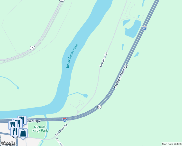 map of restaurants, bars, coffee shops, grocery stores, and more near in Nichols