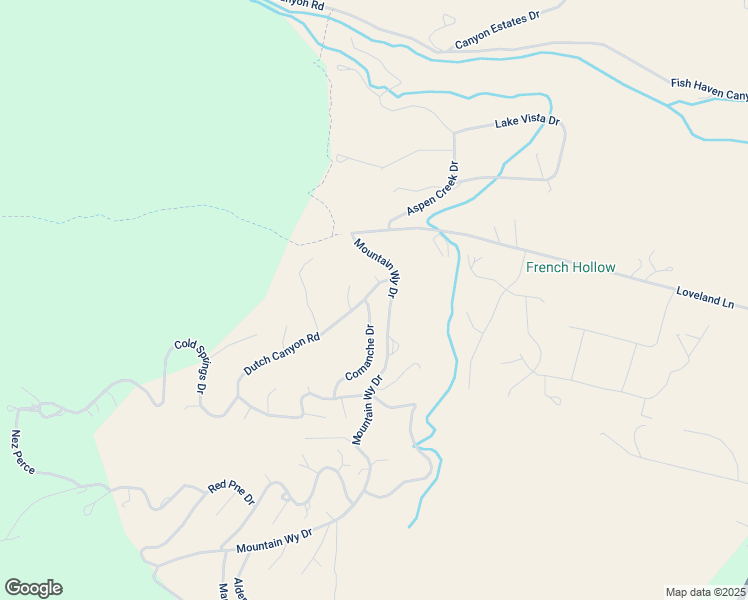 map of restaurants, bars, coffee shops, grocery stores, and more near 67 Dutch Canyon Road in Fish Haven