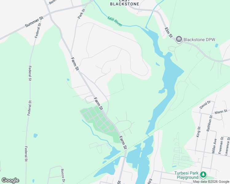 map of restaurants, bars, coffee shops, grocery stores, and more near 18 Pickering Road in Blackstone