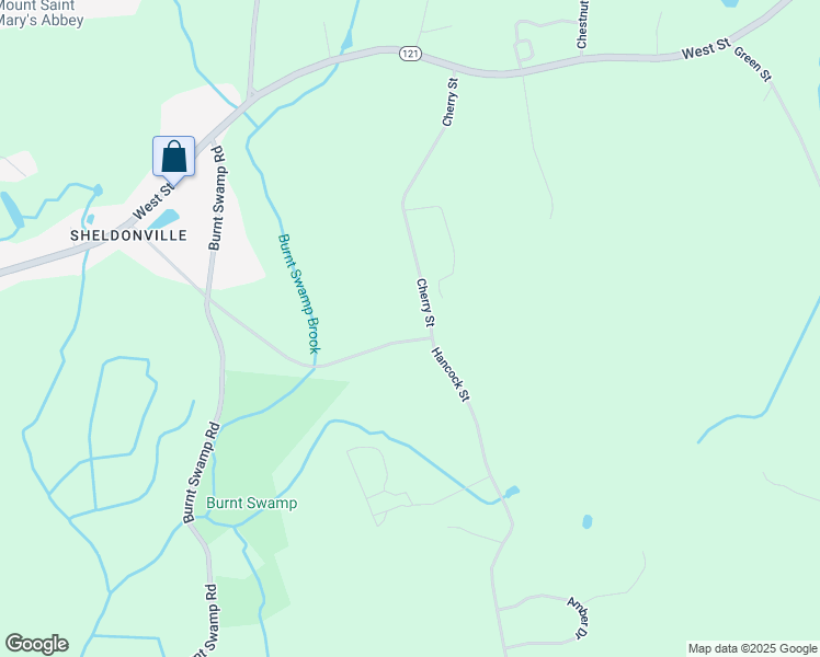 map of restaurants, bars, coffee shops, grocery stores, and more near 231 Hancock Street in Wrentham