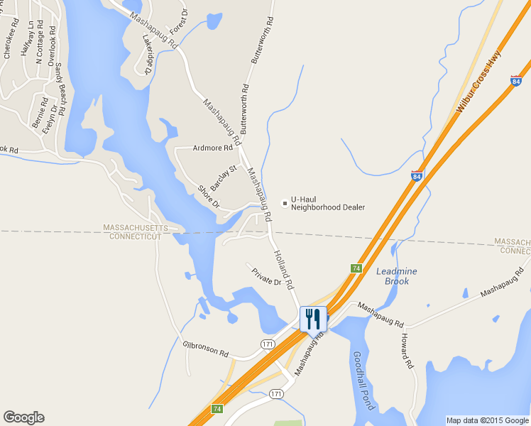 map of restaurants, bars, coffee shops, grocery stores, and more near 6 Brandon Street in Holland