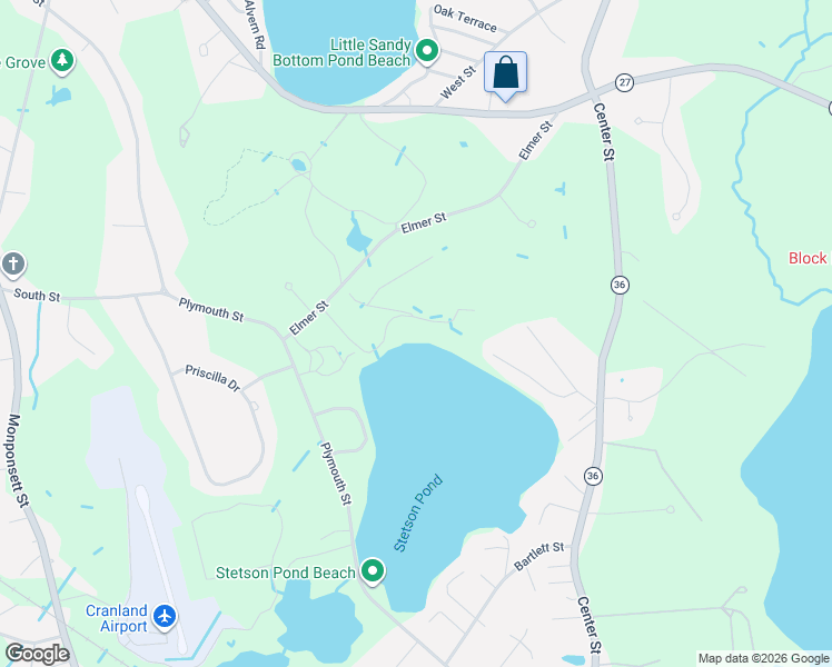 map of restaurants, bars, coffee shops, grocery stores, and more near 44 Blueberry Lane in Pembroke