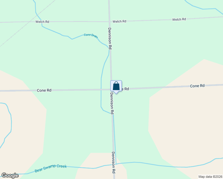 map of restaurants, bars, coffee shops, grocery stores, and more near 11100 Dennison Road in Milan