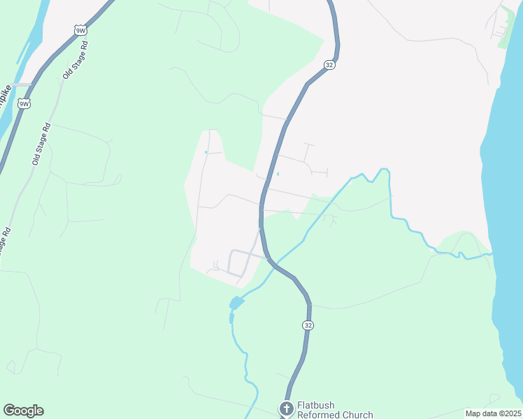 map of restaurants, bars, coffee shops, grocery stores, and more near 1990 New York 32 in Saugerties