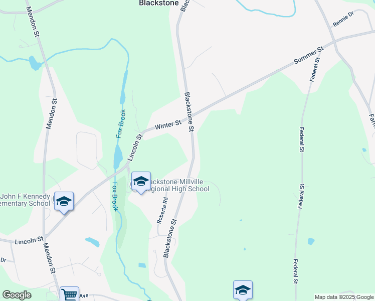 map of restaurants, bars, coffee shops, grocery stores, and more near 149 Blackstone Street in Blackstone