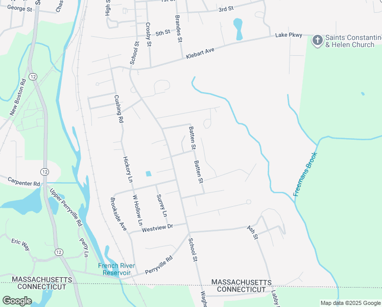 map of restaurants, bars, coffee shops, grocery stores, and more near 15 Applebee Avenue in Webster