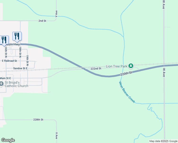 map of restaurants, bars, coffee shops, grocery stores, and more near Lincoln Highway in Grand Junction