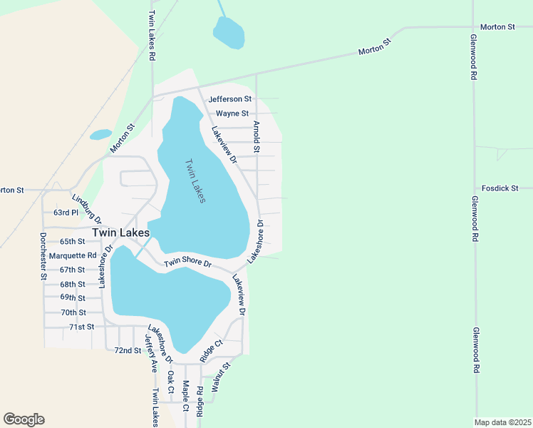 map of restaurants, bars, coffee shops, grocery stores, and more near 24662 Walnut Street in Dowagiac