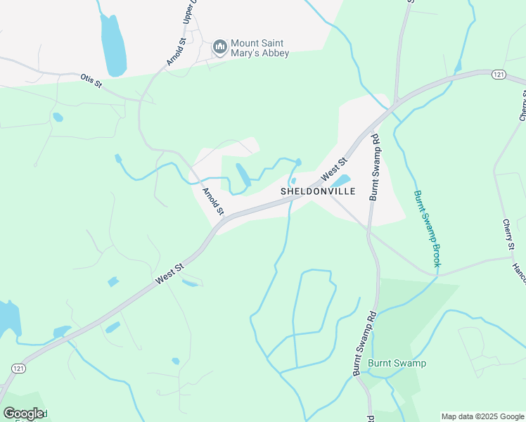 map of restaurants, bars, coffee shops, grocery stores, and more near 1139 West Street in Wrentham