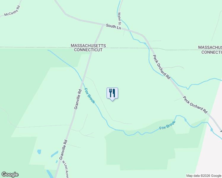 map of restaurants, bars, coffee shops, grocery stores, and more near 100 Fox Brook Road in Hartland