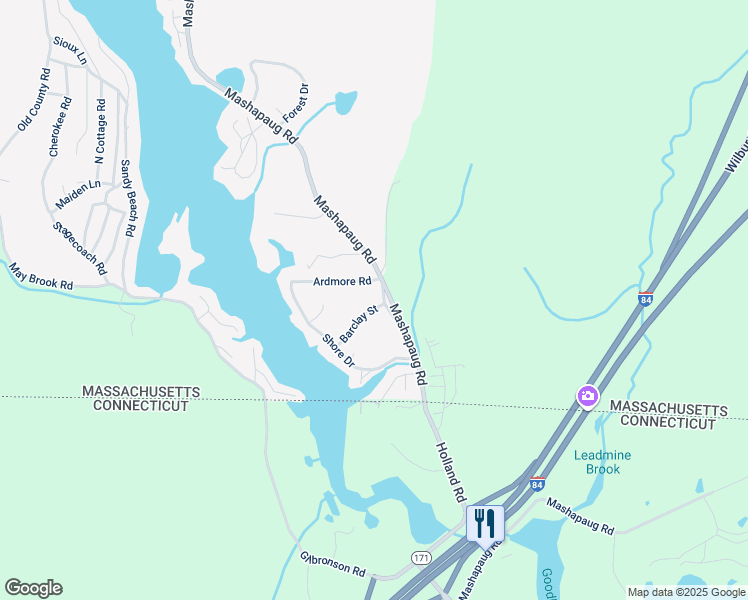 map of restaurants, bars, coffee shops, grocery stores, and more near 12 Ardmore Road in Holland