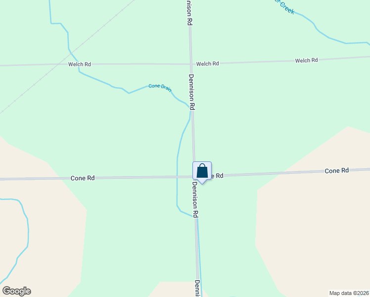 map of restaurants, bars, coffee shops, grocery stores, and more near 11265 Dennison Road in Milan