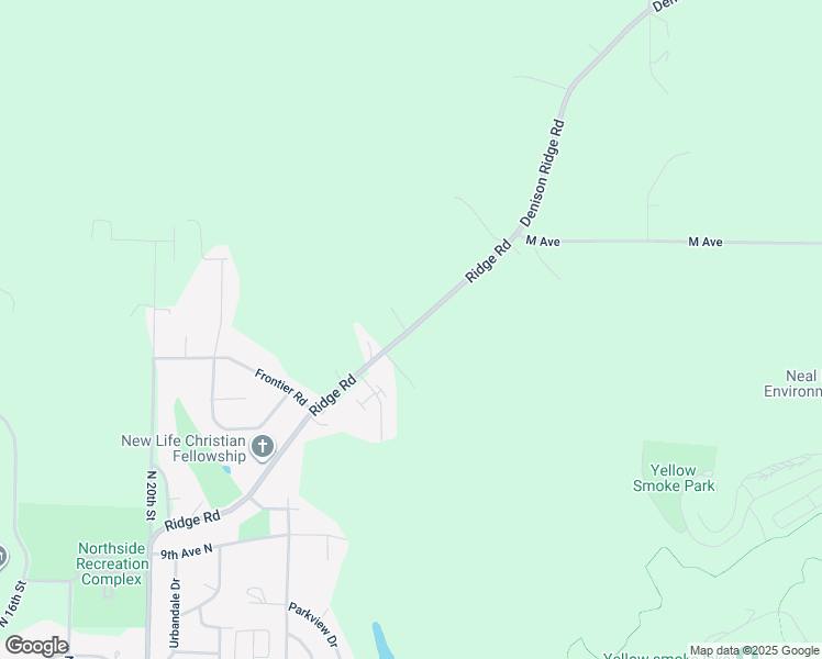 map of restaurants, bars, coffee shops, grocery stores, and more near 1356 Ridge Road in Denison