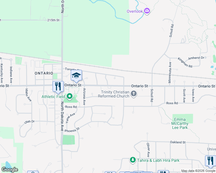 map of restaurants, bars, coffee shops, grocery stores, and more near in Ames