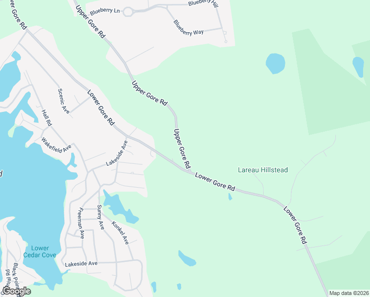 map of restaurants, bars, coffee shops, grocery stores, and more near 173 Upper Gore Road in Webster