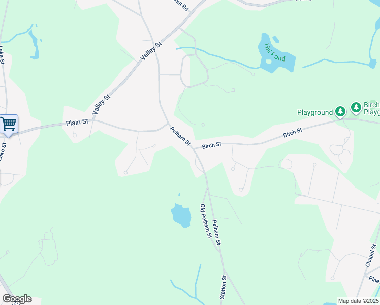 map of restaurants, bars, coffee shops, grocery stores, and more near 43 Pelham Street in Pembroke