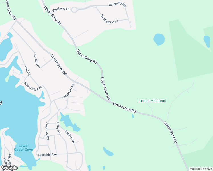 map of restaurants, bars, coffee shops, grocery stores, and more near 173 Upper Gore Road in Webster