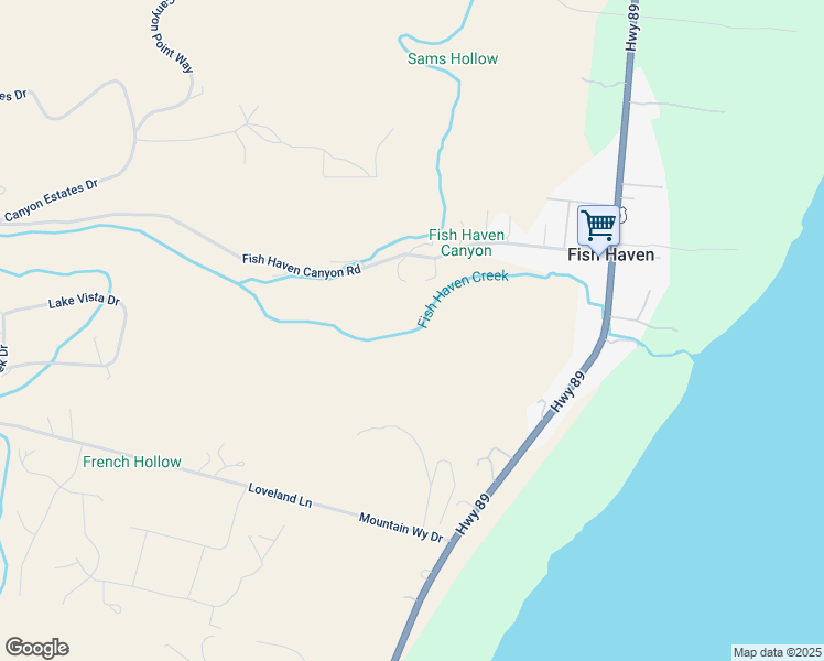 map of restaurants, bars, coffee shops, grocery stores, and more near in Fish Haven