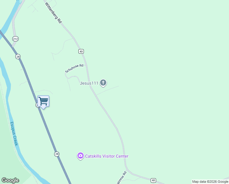 map of restaurants, bars, coffee shops, grocery stores, and more near 26 Carle Road in Mount Tremper