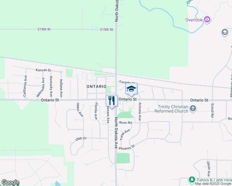map of restaurants, bars, coffee shops, grocery stores, and more near 1231 North Dakota Avenue in Ames
