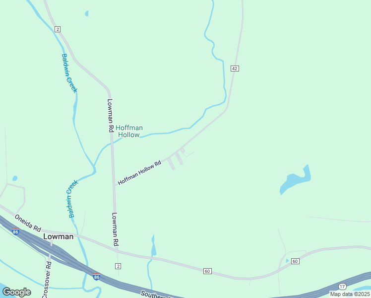 map of restaurants, bars, coffee shops, grocery stores, and more near 932 Hoffman Hollow Road in Chemung County