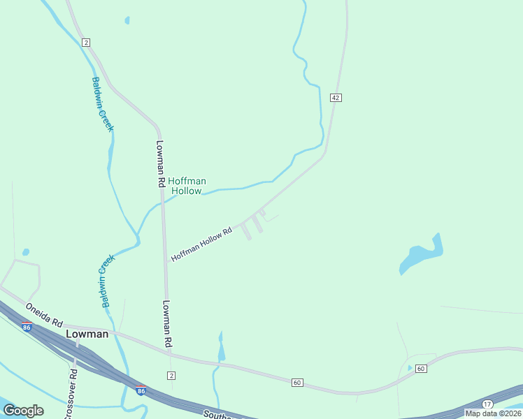 map of restaurants, bars, coffee shops, grocery stores, and more near 932 Hoffman Hollow Road in Chemung County