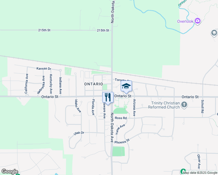 map of restaurants, bars, coffee shops, grocery stores, and more near 1502 Delaware Avenue in Ames