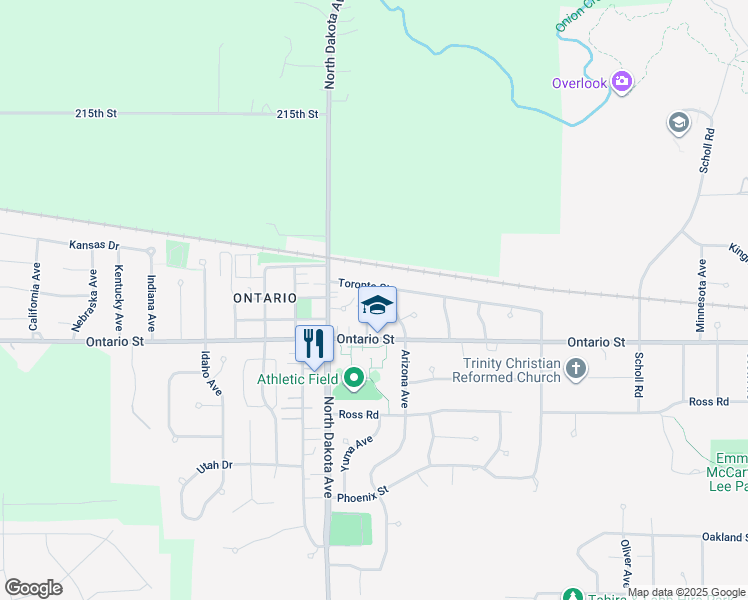 map of restaurants, bars, coffee shops, grocery stores, and more near 1341 Arizona Avenue in Ames