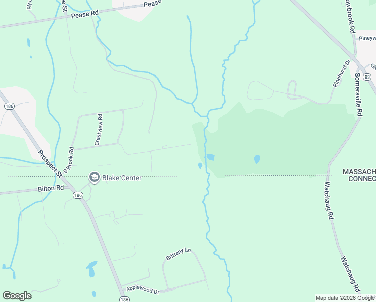 map of restaurants, bars, coffee shops, grocery stores, and more near 134 Country Club Drive in East Longmeadow