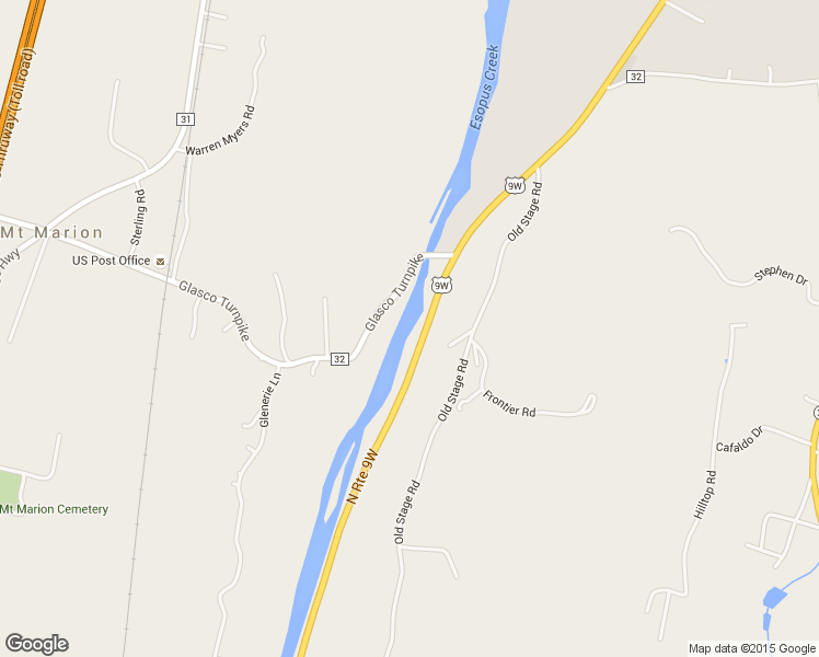 map of restaurants, bars, coffee shops, grocery stores, and more near 2731 Route 9W in Saugerties