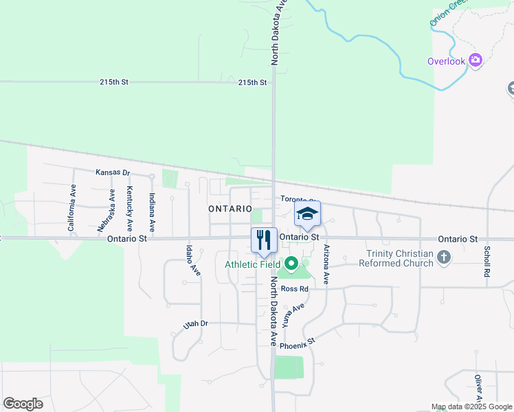 map of restaurants, bars, coffee shops, grocery stores, and more near 1502 Delaware Avenue in Ames