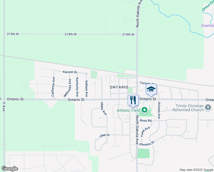 map of restaurants, bars, coffee shops, grocery stores, and more near 1412 Idaho Avenue in Ames