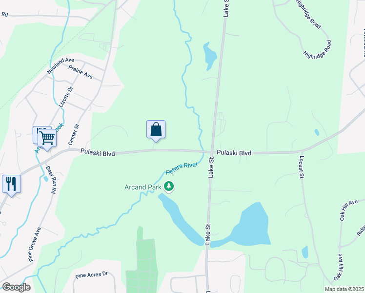map of restaurants, bars, coffee shops, grocery stores, and more near 1122 Pulaski Boulevard in Bellingham
