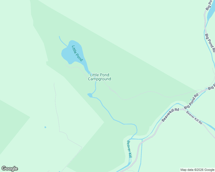 map of restaurants, bars, coffee shops, grocery stores, and more near Little Pond State Campgrounds in Delaware County