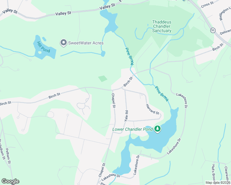 map of restaurants, bars, coffee shops, grocery stores, and more near 197 Birch Street in Pembroke