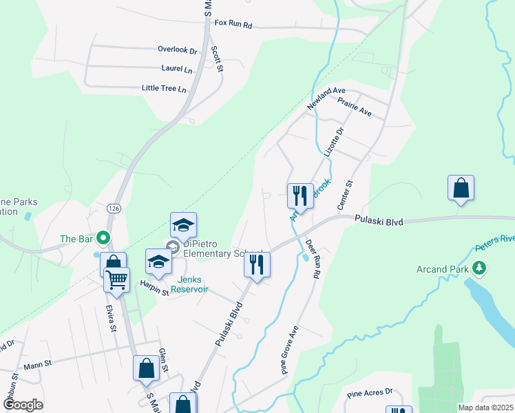 map of restaurants, bars, coffee shops, grocery stores, and more near 60 Brisson Street in Bellingham