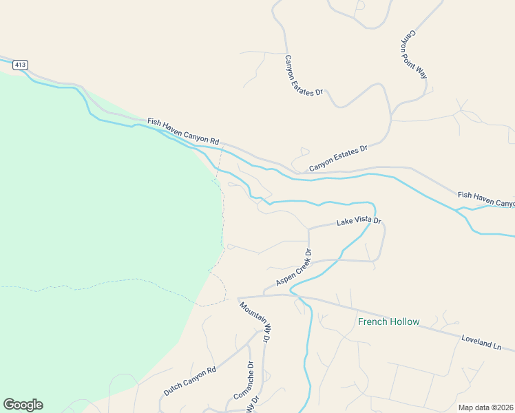 map of restaurants, bars, coffee shops, grocery stores, and more near 207 Aspen Creek Circle in Fish Haven