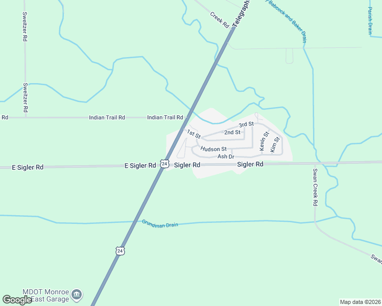 map of restaurants, bars, coffee shops, grocery stores, and more near Prairie Cir in Carleton