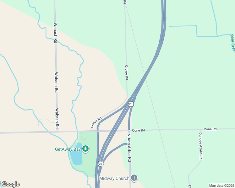 map of restaurants, bars, coffee shops, grocery stores, and more near 11329 Crowe Road in Milan